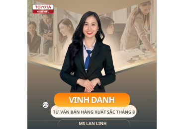 VINH DANH | TƯ VẤN BÁN HÀNG THÁNG 8